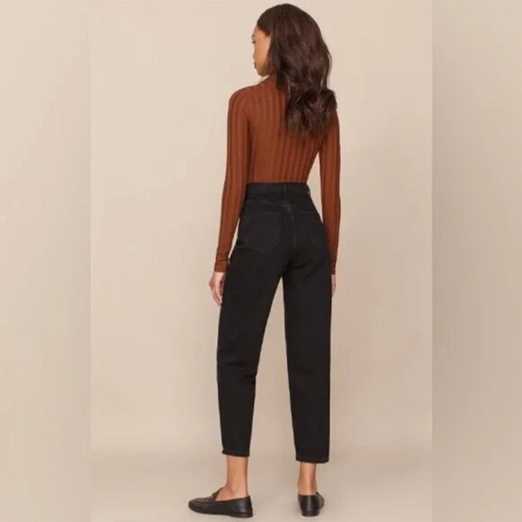 Reformation Black High Rise Women Jeans - Picture 3 of 7